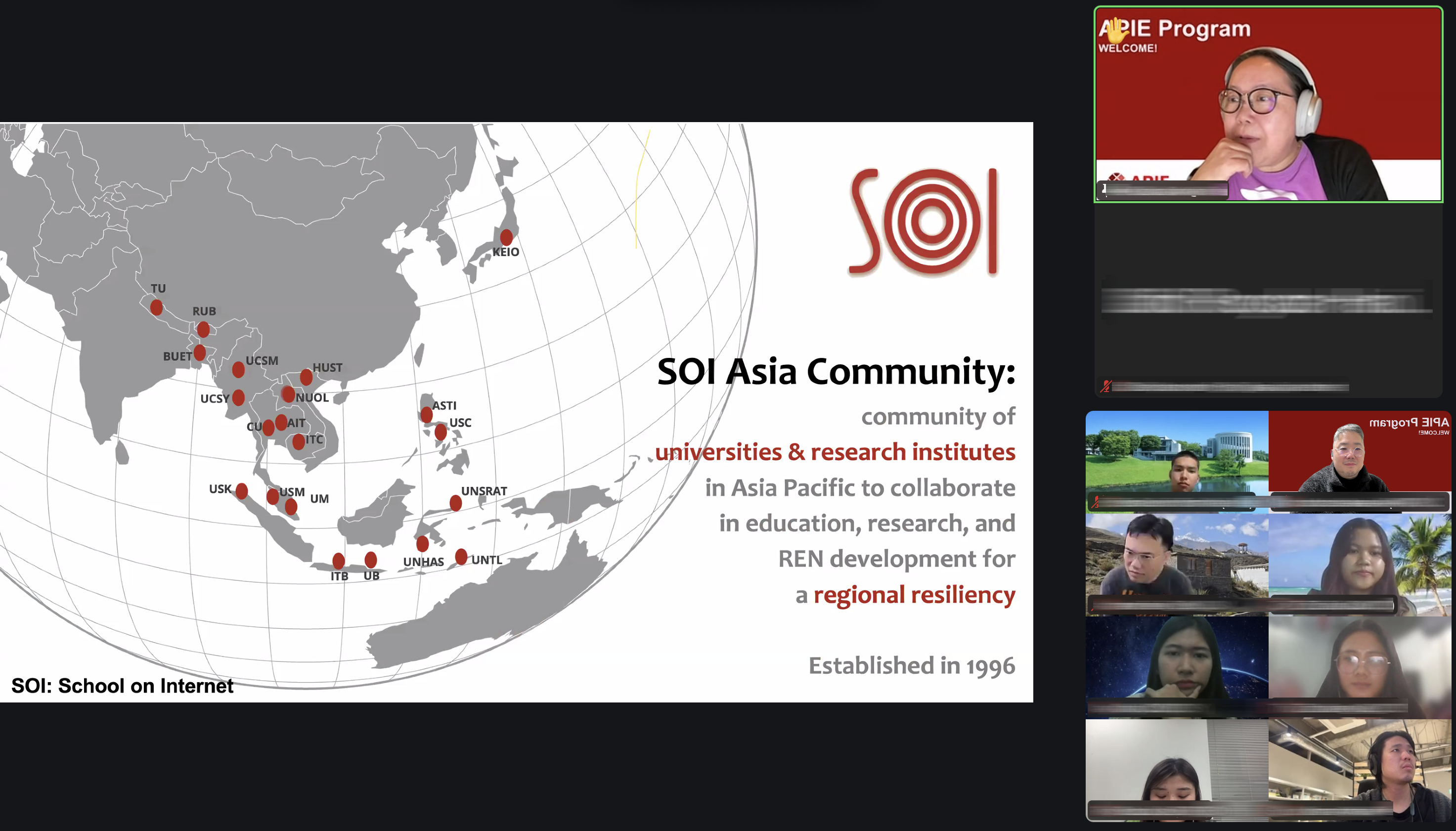 Welcoming Participants to APIE Program – Core Course Batch 08