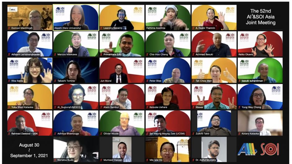 The 52nd  AI³ & SOI Asia Joint Meeting was held on August 30- September 1, 2021.